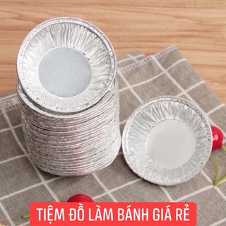20 Đế giấy bạc bánh tart dùng 1 lần