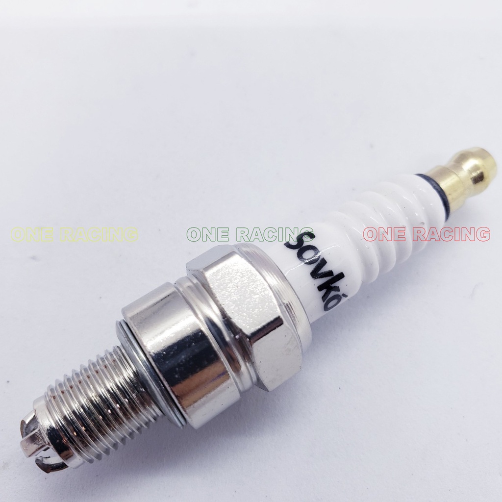 Bugi 3 chấu bạch kim sovko cao cấp gắn xe máy winner x ex 150 wave vision sirius và xe khác