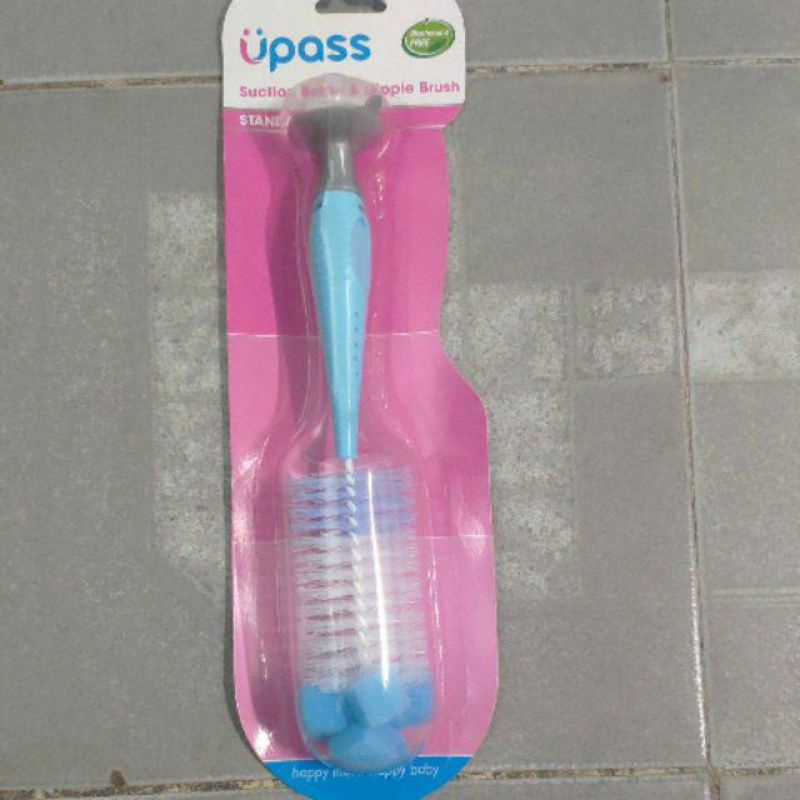 Cọ rửa vệ sinh bình sữa & núm ti có đế hút chân không UPASS UP7004W