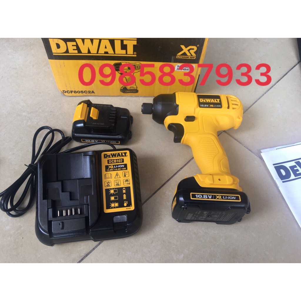 Máy vặn vít dùng pin DCF805 chính hãng Dewalt