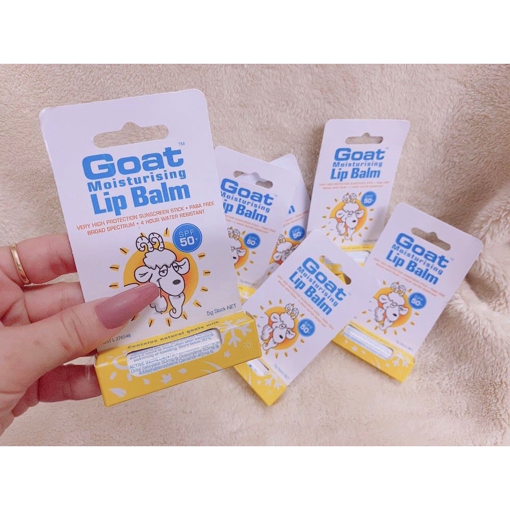 SON DƯỠNG MÔI CHỐNG NẮNG SPF50 HÃNG GOAT ÚC - HÀNG CHÍNH HÃNG - 10242