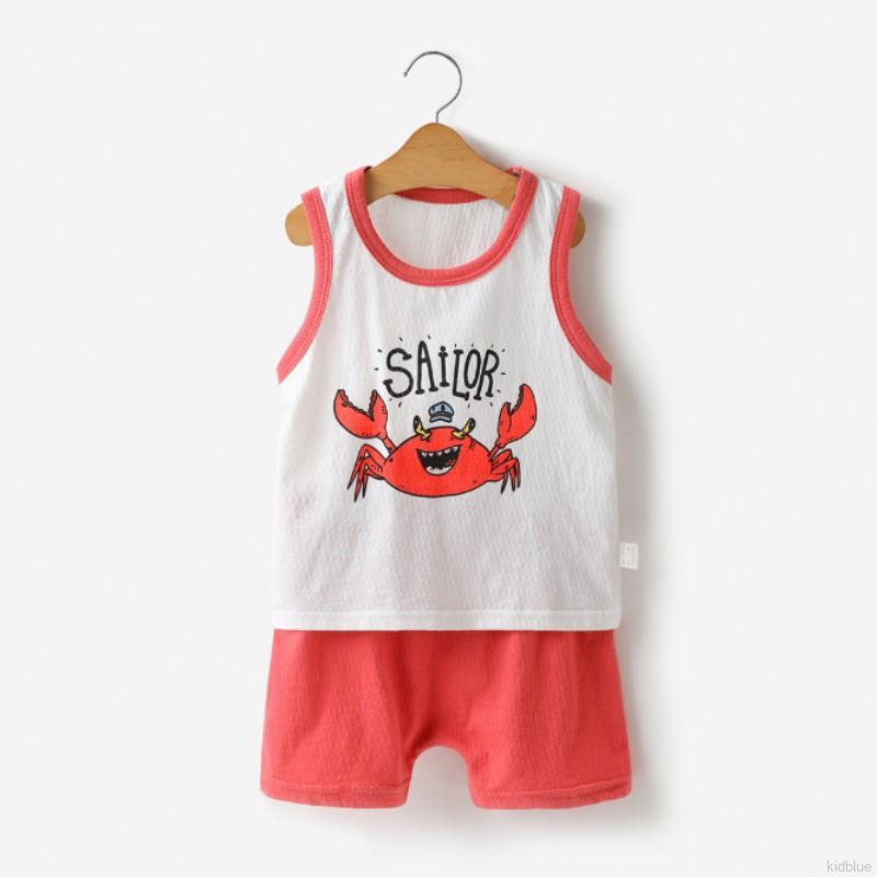 Set Áo Thun Tay Ngắn &amp; Quần Short Cho Bé