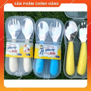 Bộ thìa dĩa inox tập ăn dặm cho bé GDTA