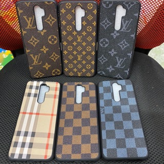 Ốp lưng oppo A5 , oppo A9 dẻo vân giả da in logo thời trang