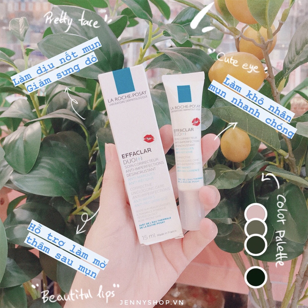 Set Kem Duo+ Và Sữa Rửa Mặt La Roche-Posay Efaclar