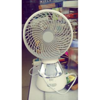 Quạt tích điện ông tây có đèn 0296