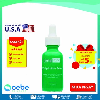 Serum dưỡng ẩm phục hồi da Timeless Vitamin B5 + HA (30mL)