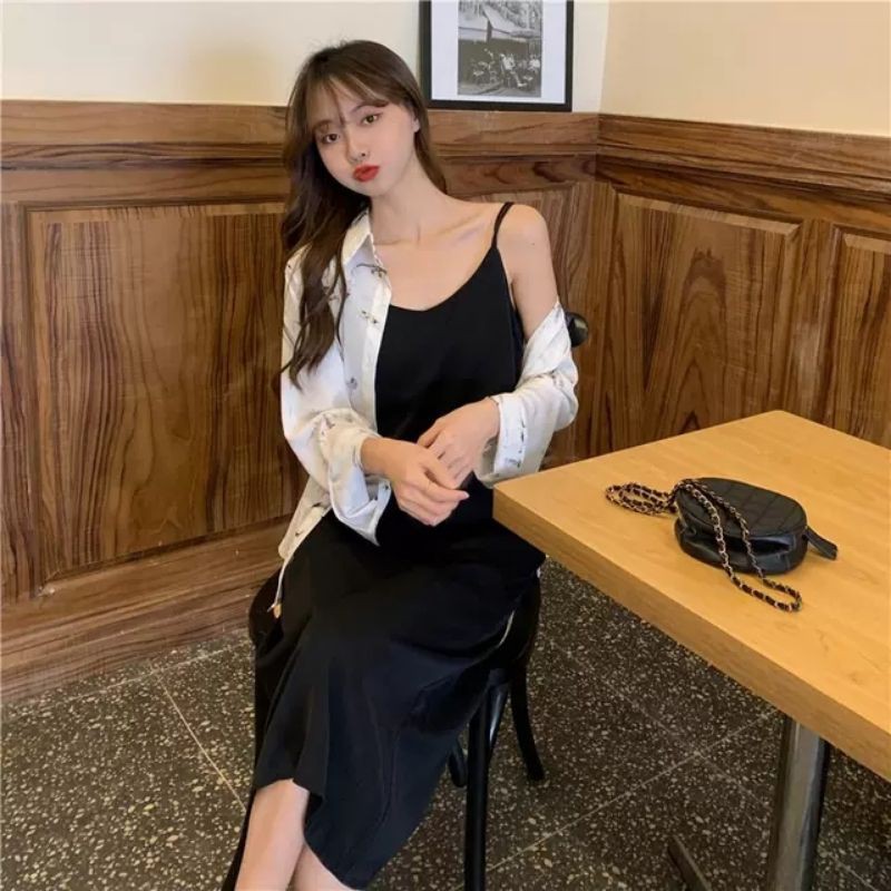 Váy Maxi 2 Dây Váy Suông Basic Đi Biển Du Lịch Siêu Xinh Xịn Đẹp Mát Mẻ Sang Chảnh | BigBuy360 - bigbuy360.vn