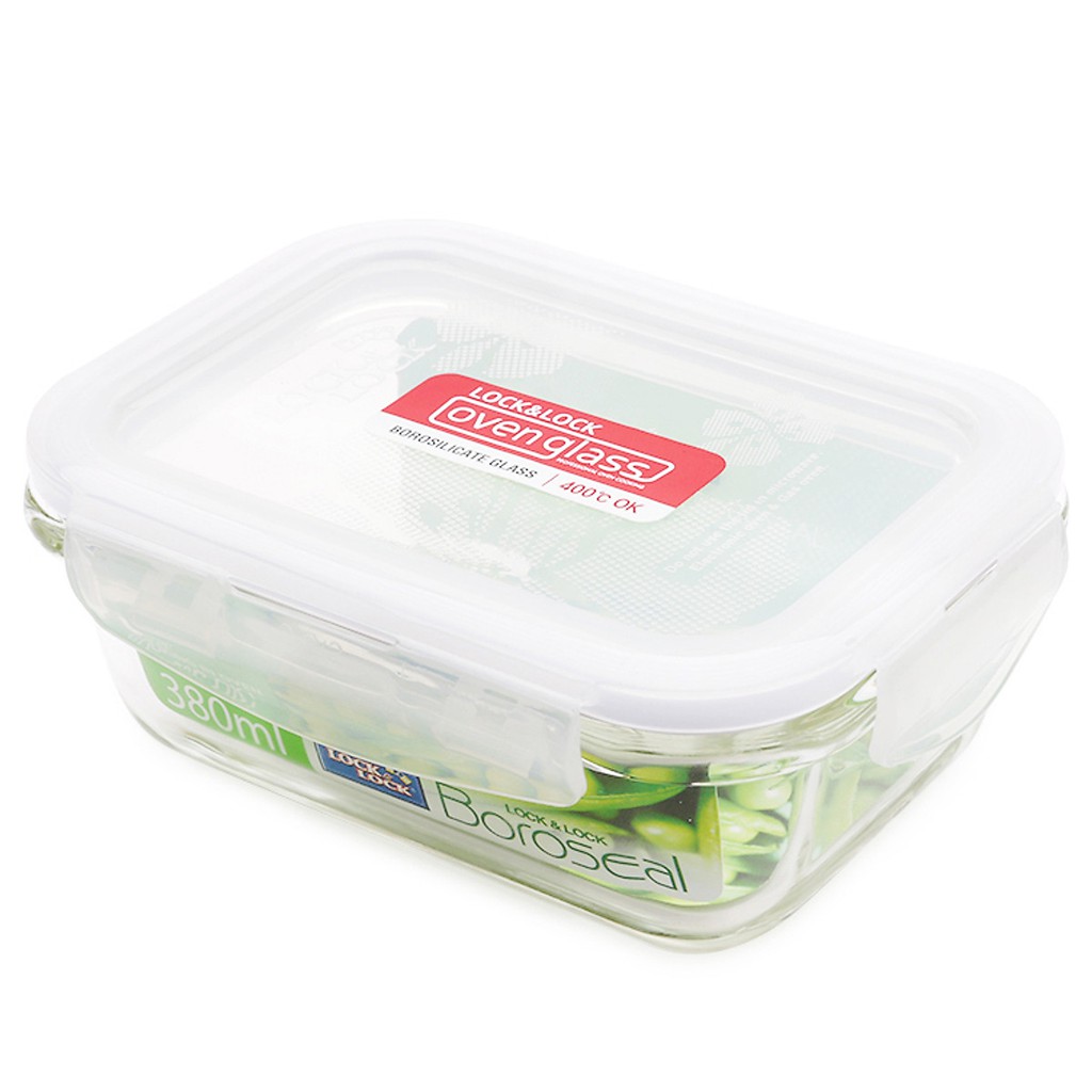 Hộp bảo quản thủy tinh hình chữ nhật L&L LLG422 - 380ML | BigBuy360 - bigbuy360.vn