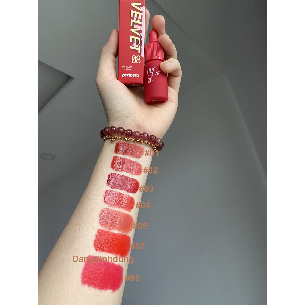 SON KEM LÌ PERIPERA INK VELMET MÀU MỚI