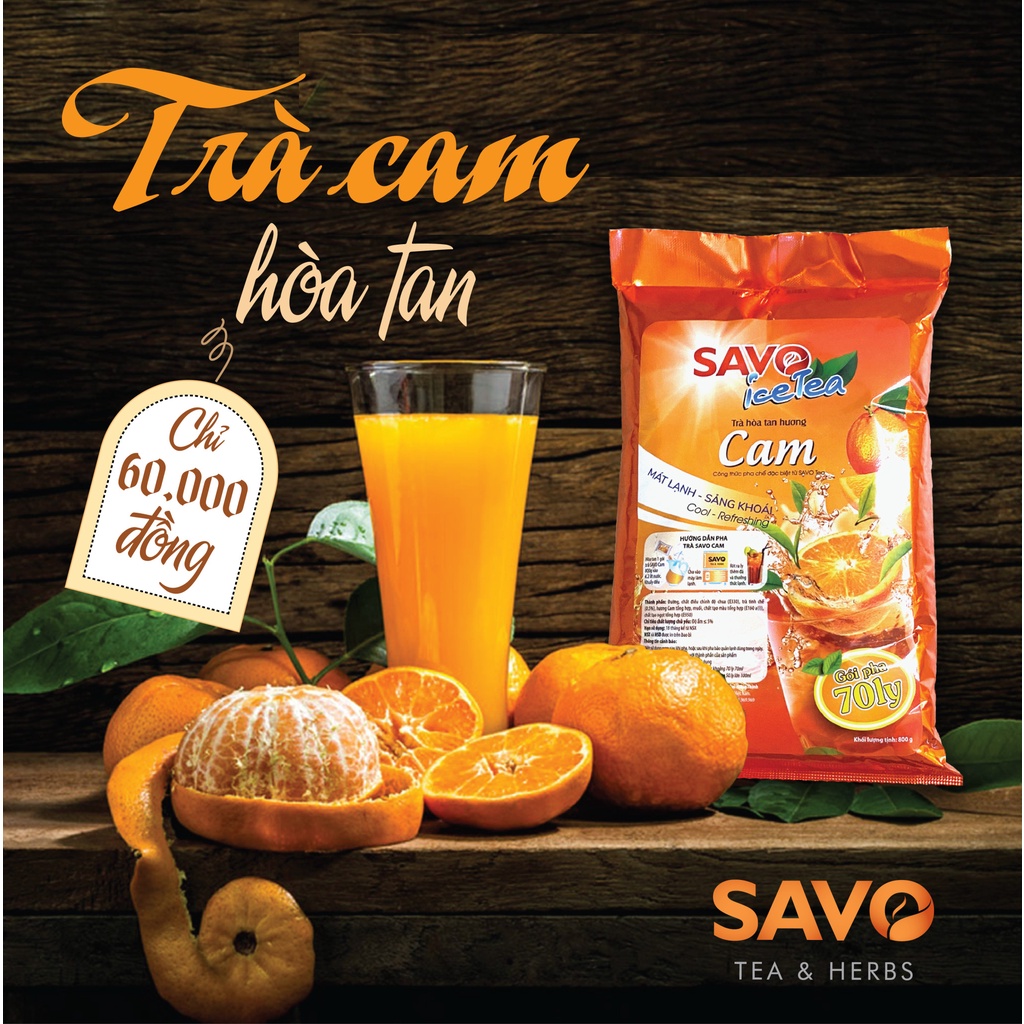 SAVO TRÀ HÒA TAN - VỊ CAM