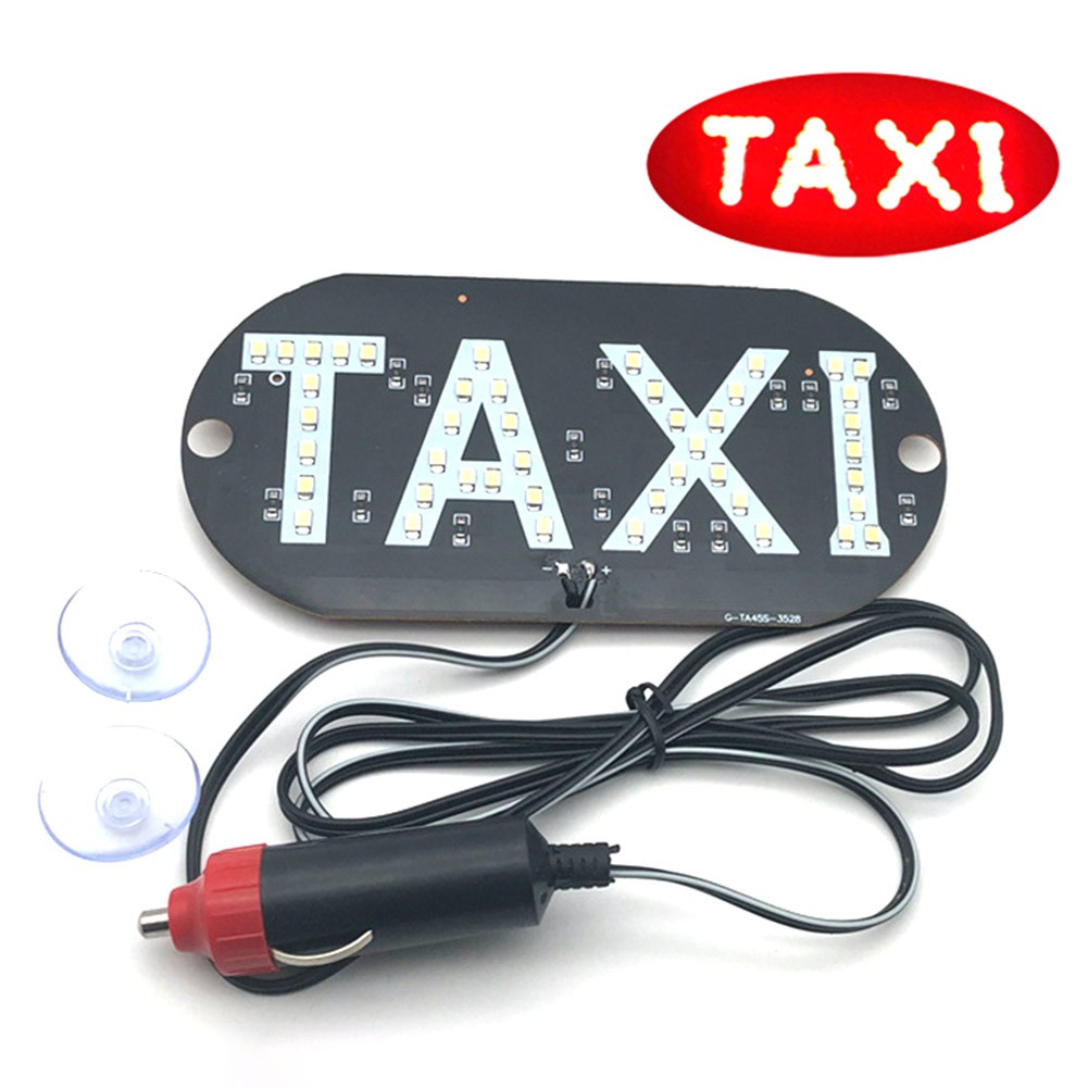 Đèn Led Taxi Dính Trên Kính Lái Ô Tô