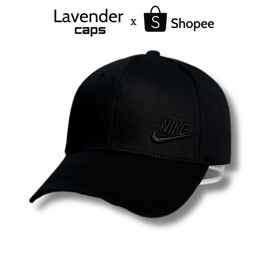 Nón kết Mũ lưỡi trai Nike đen logo thêu chữ Nike dành cho nam nữ Free size