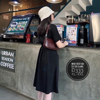 Bigsize Đầm vest nút gỗ 60-85kg[bigsize hcm,hoả tốc]