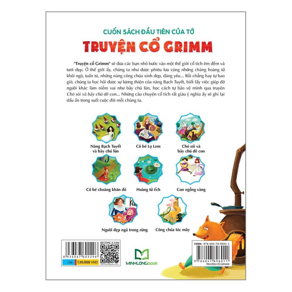 Sách - Cuốn Sách Đầu Tiên Của Tớ - Truyện Cổ Grimm - Minh Long
