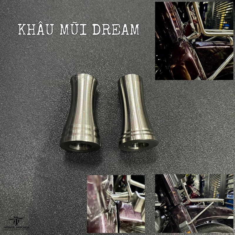 Khâu mũi xe Dream inox 304 luôn ốc