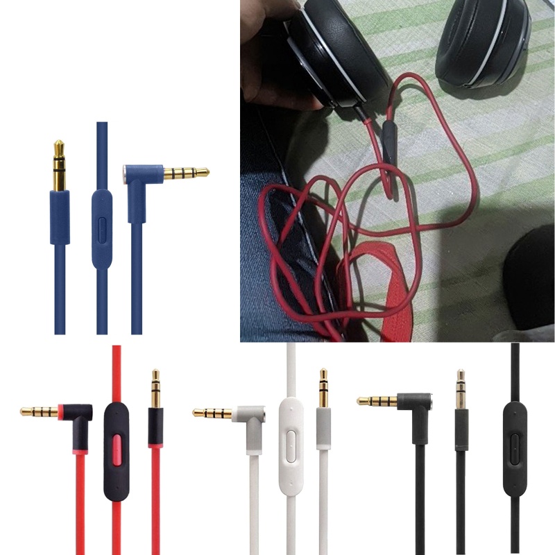 Cáp Tai Nghe Chống Mòn Mạ Vàng Cho Studio3 Solo2.0 pro