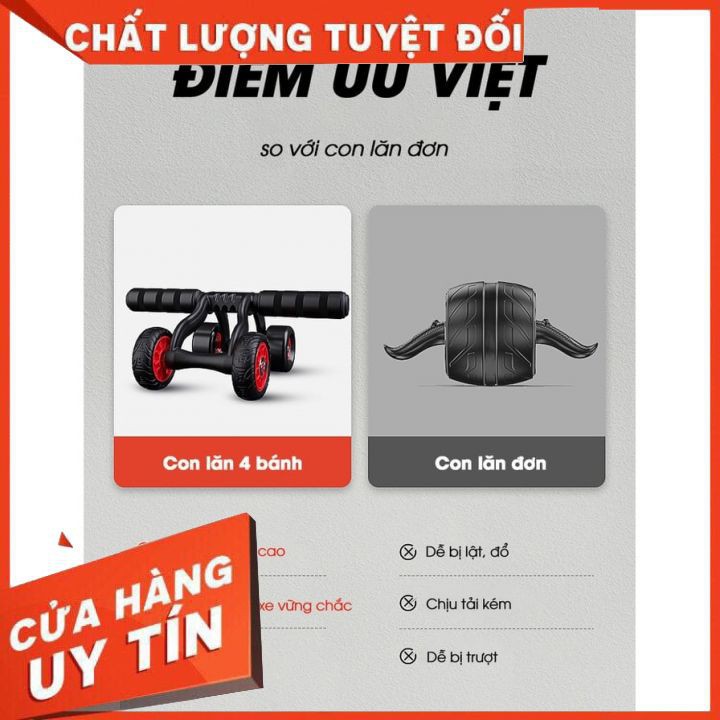 Con Lăn Tập Bụng 4 Bánh Đa Năng Tại Nhà Giúp Tăng Cơ Cùng Con Lăng Dụng Cụ Tập Cơ Bụng Cho Nam Nữ