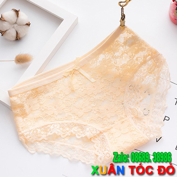 SỈ ZALO RẺ HƠN NHIỀU_ Quần Lót Nơ 12 Màu Kiểu Ren Hoa Cực Đẹp H009 | WebRaoVat - webraovat.net.vn