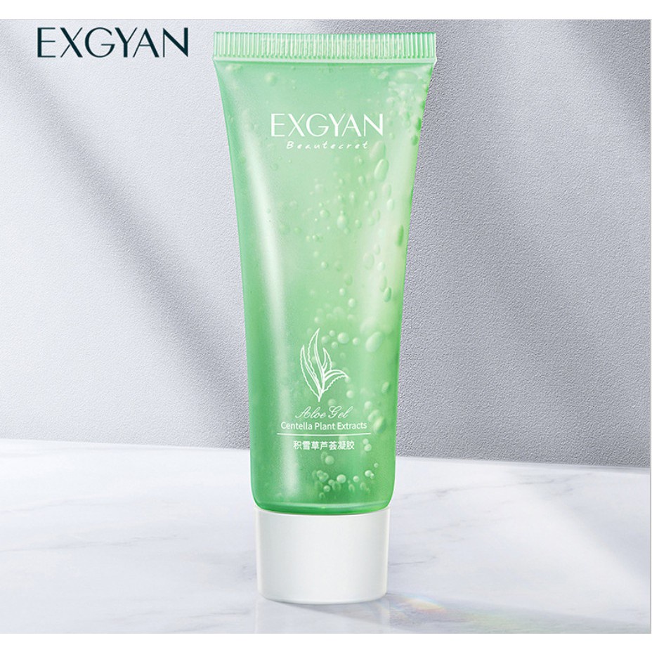 Ảnh thật  Gel dưỡng ẩm ALOVE VERA tươi mát EXGYAN 40g 54161 nội địa