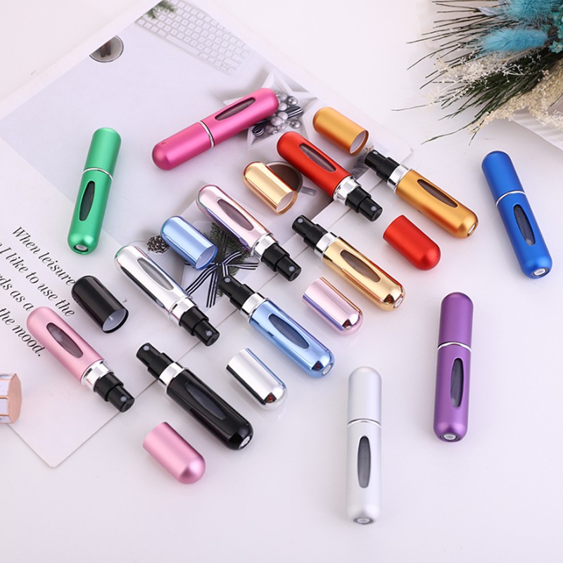 Chai Rỗng 5ml Bằng Nhôm Dạng Xịt Dùng Đựng Nước Hoa Đa Năng