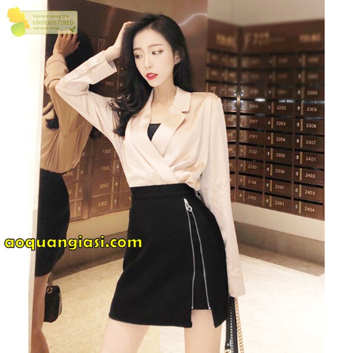 Chân váy kaki xẻ đùi dây kéo mẫu e MT386, mt355, mt360, mt296, mt292, mt900 | BigBuy360 - bigbuy360.vn