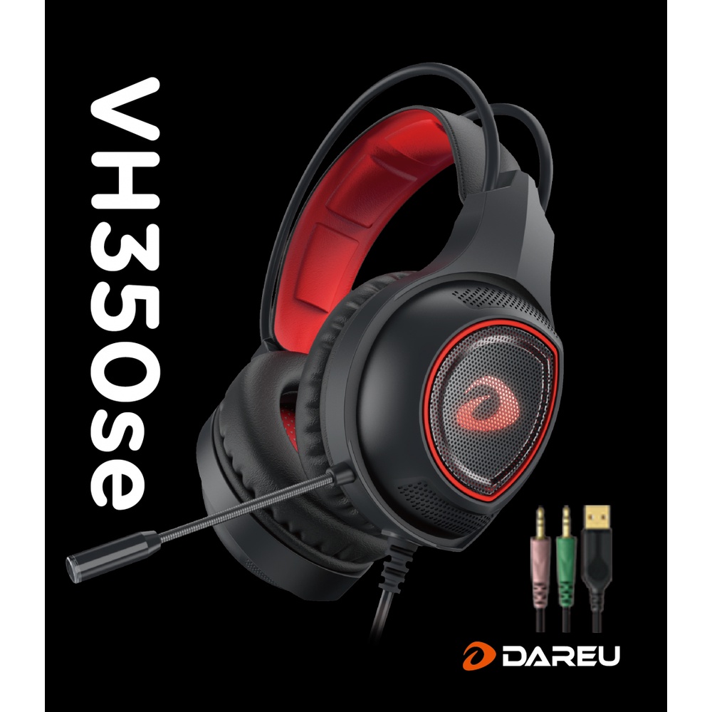 Tai nghe DareU EH416 RGB Chuyên Game. Hàng chính hãng, New ( dùng cho máy tính để bàn, điện thoai,...)
