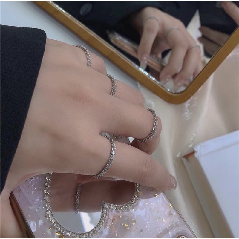 Nhẫn bling bling có size