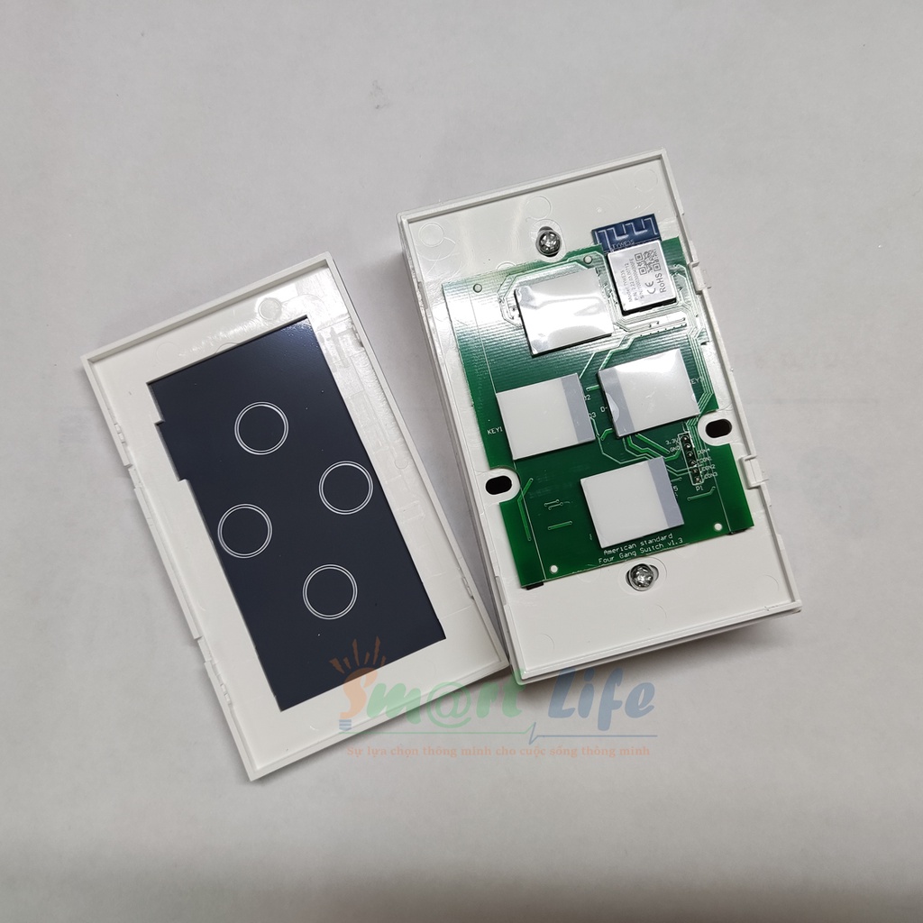 Đế nổi Sino gắn ngoài cho công tắc thông minh Tuyasmart