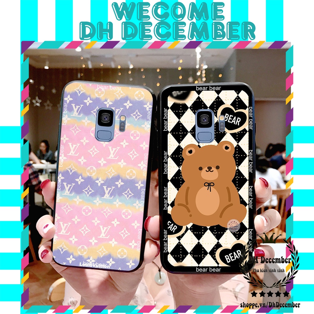 Ốp lưng Samsung S9 / S9 PLUS in hình 3D GẤU HỒNG-GẤU BE3R -XINH XẺO CỰC ĐẸP