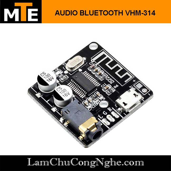 Mạch giải mã âm thanh MP3 Lossless chế loa Bluetooth 5.0 VHM-314