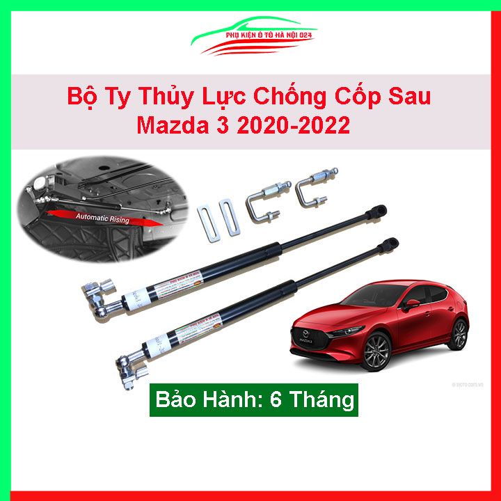 Bộ ty thủy lực ben hơi chống cốp sau Mazda 3 2020-2022 kèm phụ kiện lắp