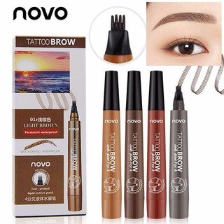 Bút Phẩy Sợi Lông Mày Novo 4D Không Thấm Nước