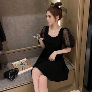 Đầm Voan Phối Lưới Thời Trang Dành Cho Nữ