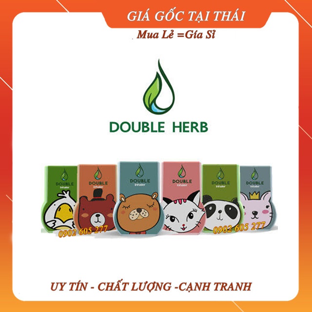 Ống hít mũi đôi Double Inhaler Thái Lan