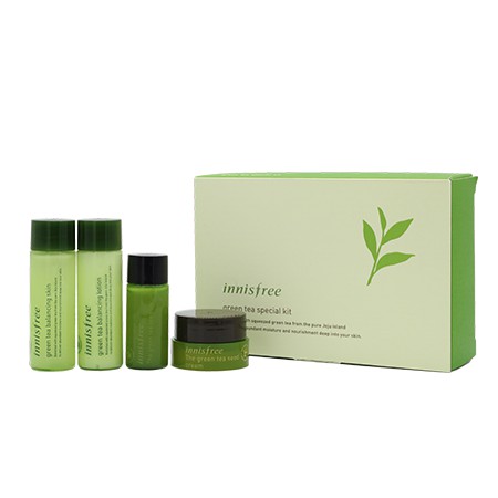 Set dưỡng da trà xanh Innisfree Green Tea Balancing Special Kit 4 Sản phẩm