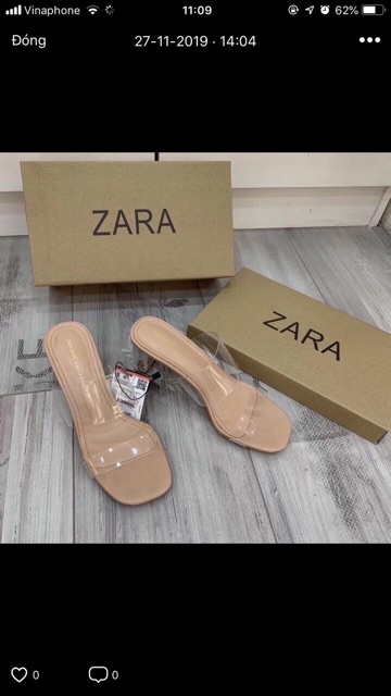 ☘️FULL BOX CÓ SẴN GUỐC MIKA GÓT DẸT 6cm