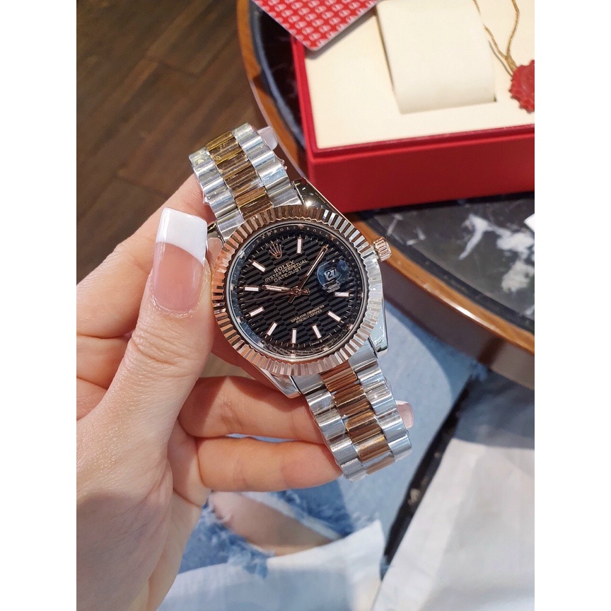 Đồng Hồ Nam RL mặt trơn viền trơn - dây đúc đặc - không bay màu | BigBuy360 - bigbuy360.vn