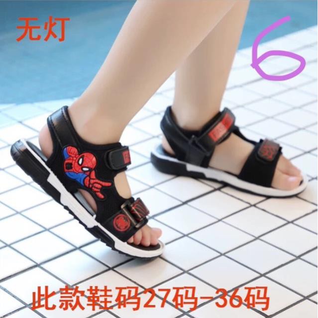 Xả <3 G [Chính Hãng] Dép sandal siêu nhân nhện cho bé(sz27-36) NEW HOT ::P . new ! <3 🇻🇳 2020 : : ‣ ࿋ོ༙ : ` :