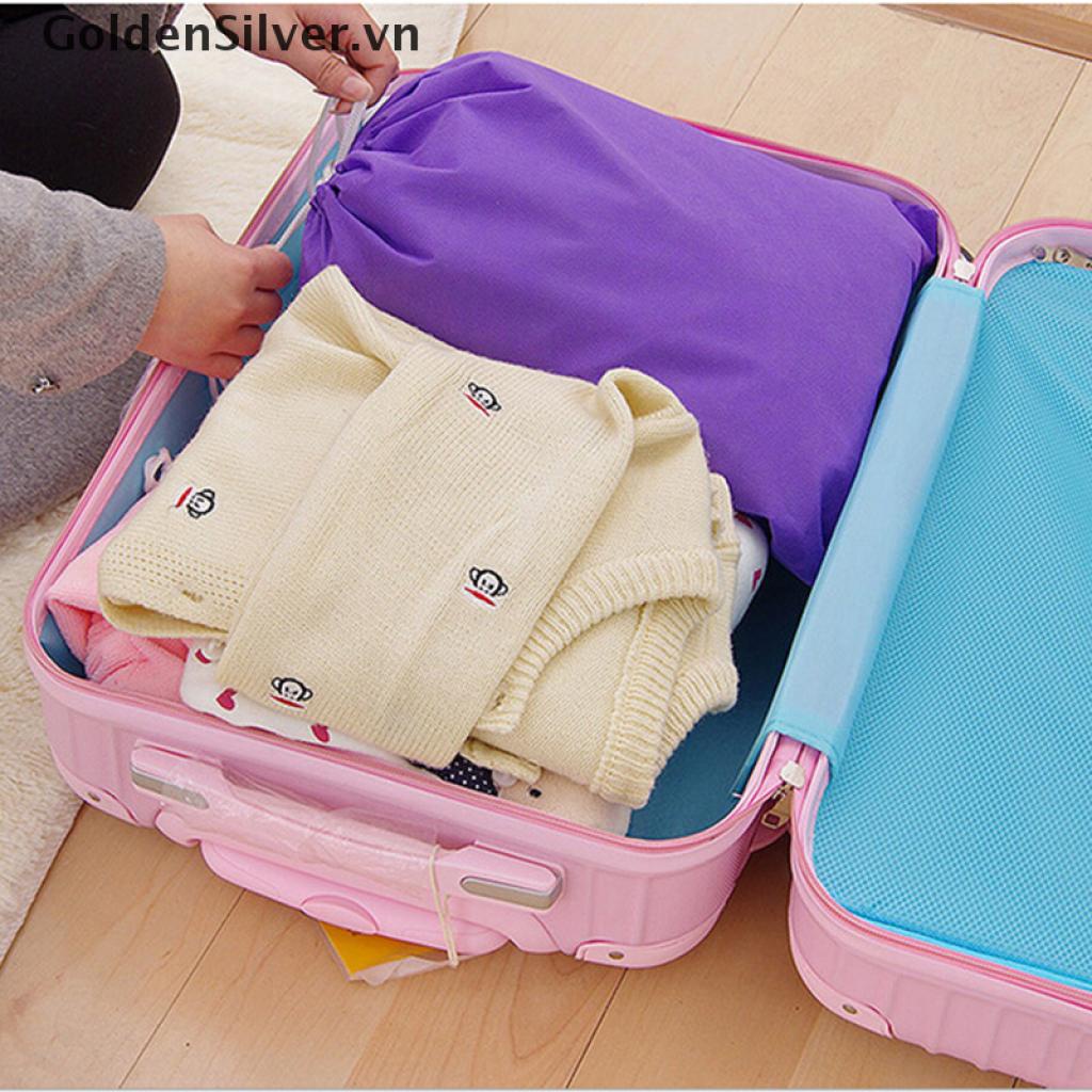 Túi Dây Rút Bằng Vải Không Dệt Chống Bụi 6 Màu Sắc Tùy Chọn