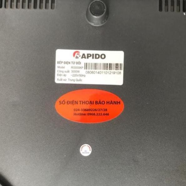BẾP TỪ ĐÔI DƯƠNG RAPIDO RI3000KP-Chính hãng