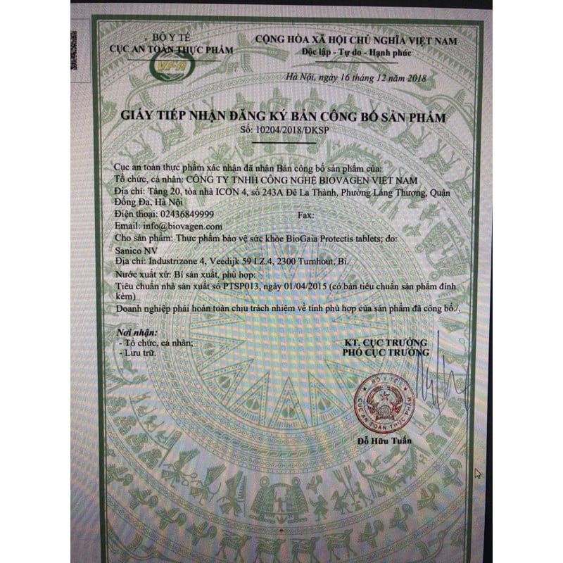 Men Vi Sinh Biogaia Protectics Dạng Viên Nhai Hộp 10 Viên Date 2023