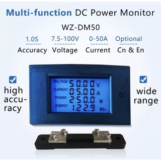 Đồng hồ đo đếm công suất DC, đo vôn, đo dòng, đo công suất và đếm công suất giờ