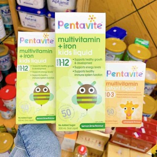 (Mẫu mới) - Siro Vitamin Tổng Hợp PENTAVITE Úc cho bé Penta-vite