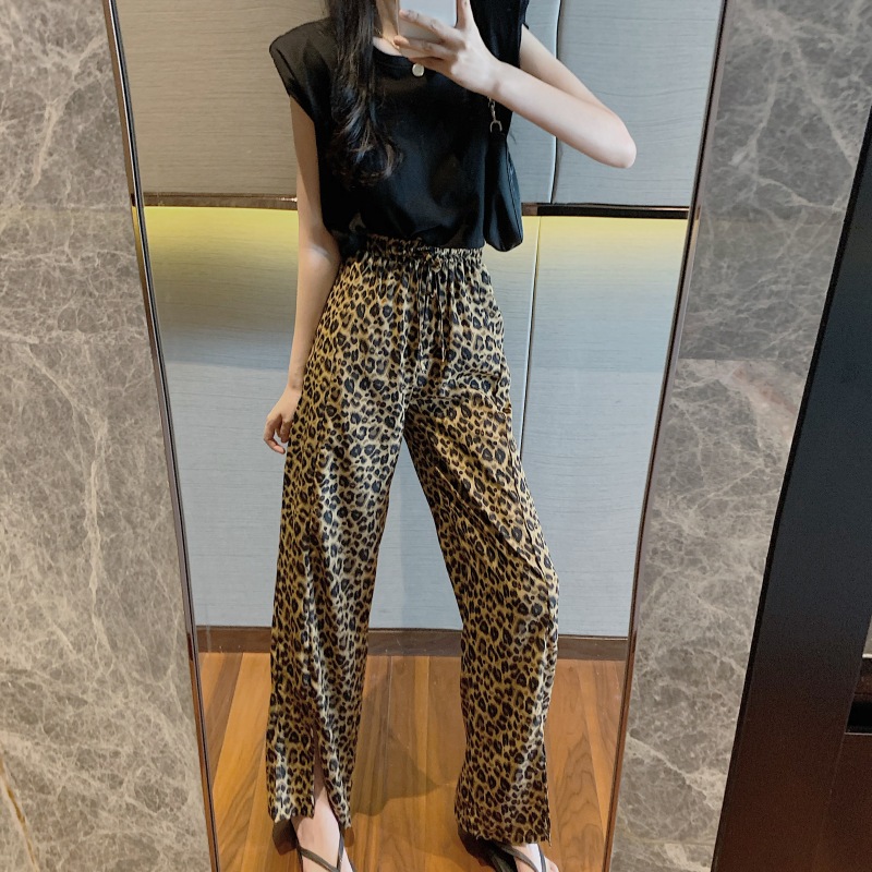 Quần Dài Ống Rộng Họa Tiết Da Báo Thời Trang Cho Nữ | BigBuy360 - bigbuy360.vn