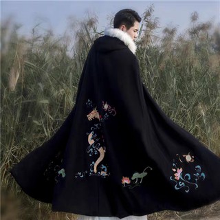 Áo choàng cổ trang cho mùa đông phiêu lãng