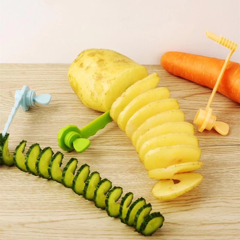 Dụng Cụ Cắt Rau Củ Quả Hình Xoắn Ốc Đa Năng Cho Nhà Bếp