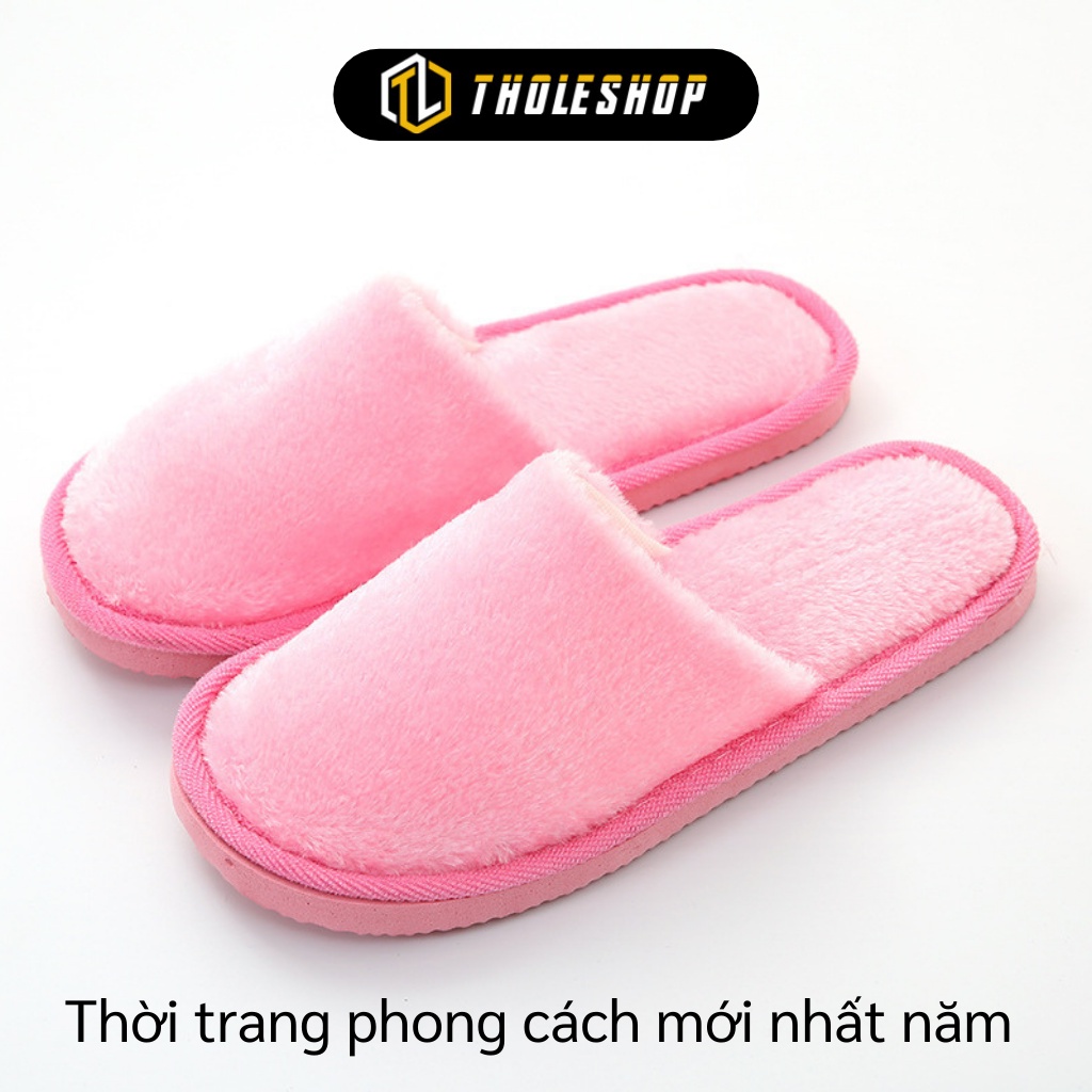 Dép Đi Trong Nhà - Dép Lông Nam Nữ Mang Trong Nhà, Văn Phòng Giữ Ấm Đôi Chân 8932