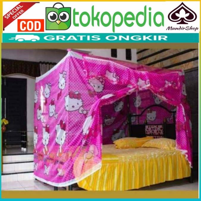 Màn Lưới Chống Muỗi Hình hello kitty Kích Thước 180x200cm