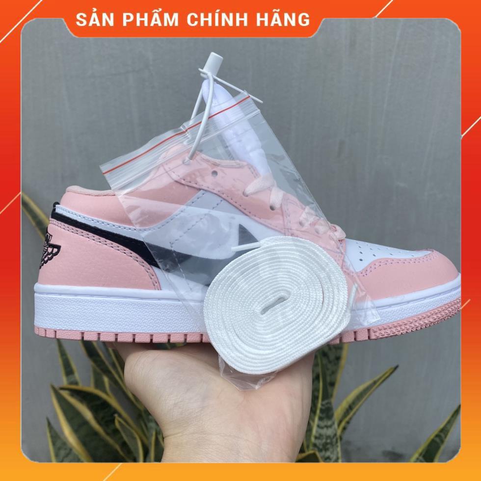 Giày Jordan hồng nữ cổ thấp, Giày Jordan 1 low màu hồng nhạt cho nữ cực xinh dễ phối đồ full phụ kiện | BigBuy360 - bigbuy360.vn
